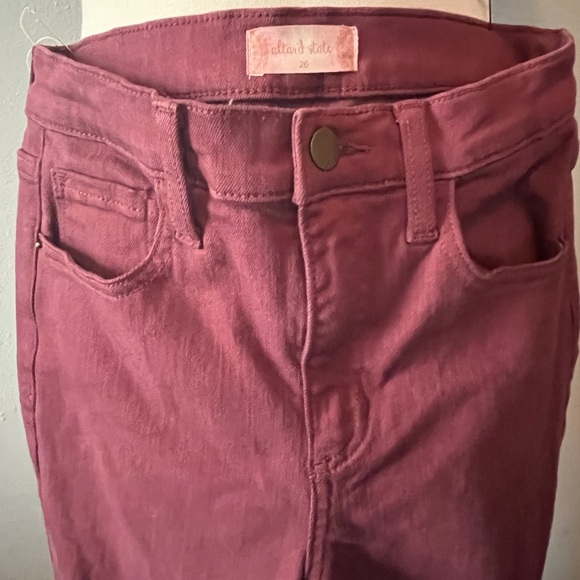 Altered State Flare High Waist Distressed Jeans Size 26 Small - Picture 6 of 7